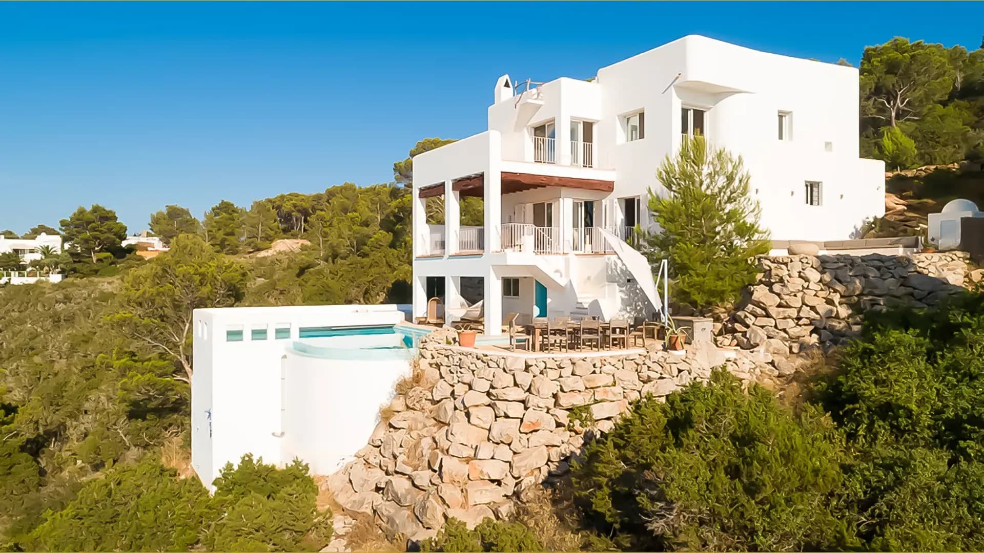 Villa Xamena: 4-Bedroom Na Xamena Villa with Sunset Sea Views