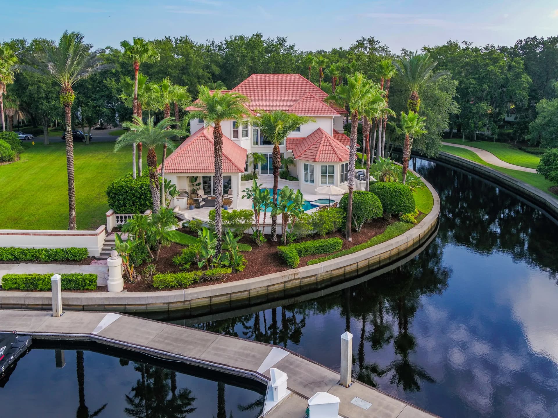 Ponte Vedra Beach Estate With a Private 50-Foot Yacht Slip