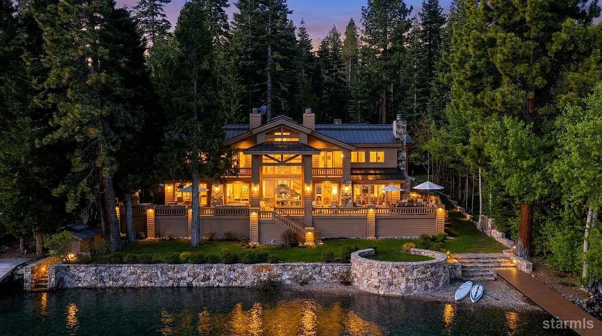 $25M Lakefront Estate on Tahoe's West Shore in Tahoma