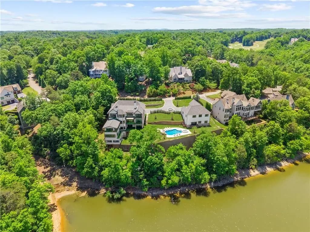 Lake Lanier Family Compound With a Regulation Bowling Alley