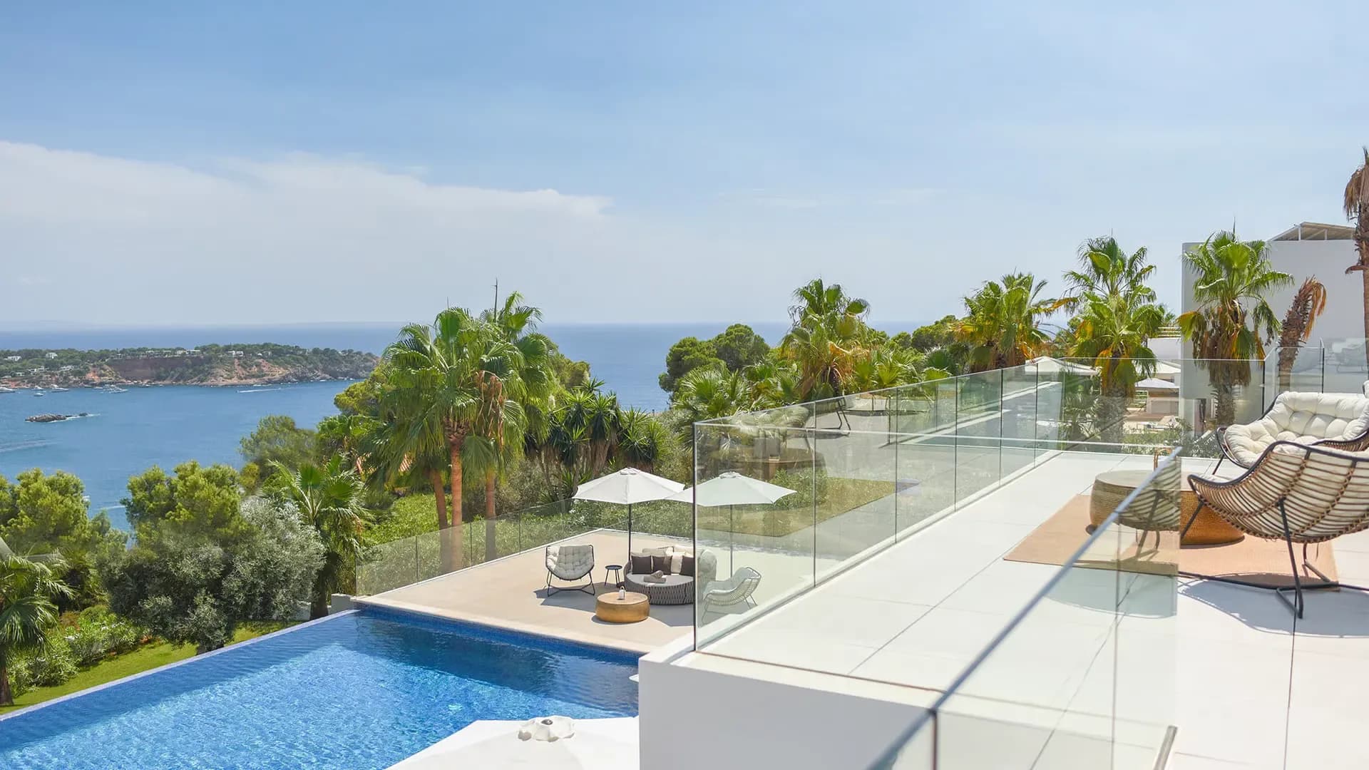 Villa Acanali: 5-Bedroom Ibiza Villa with Sea Views & Pool