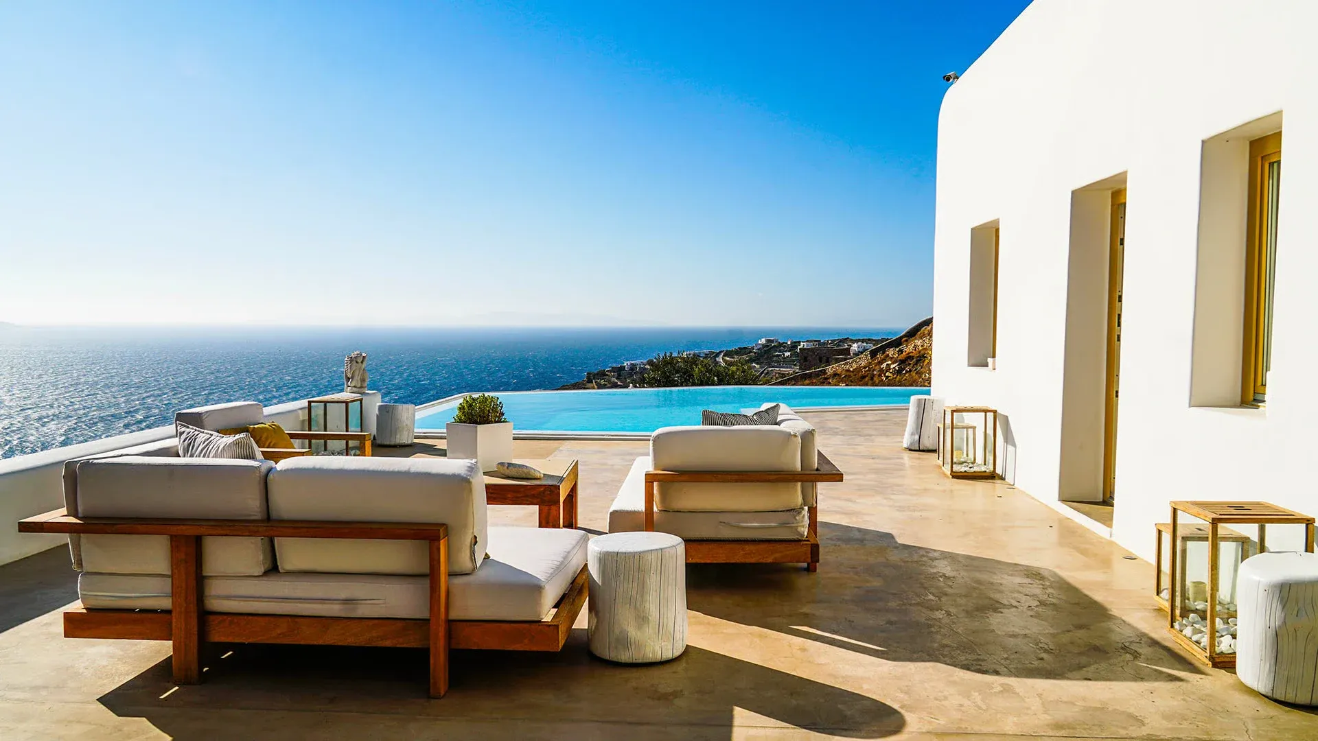 Villa Rafina: 8-Bedroom Mykonos Estate with Two Pools & Sea Views