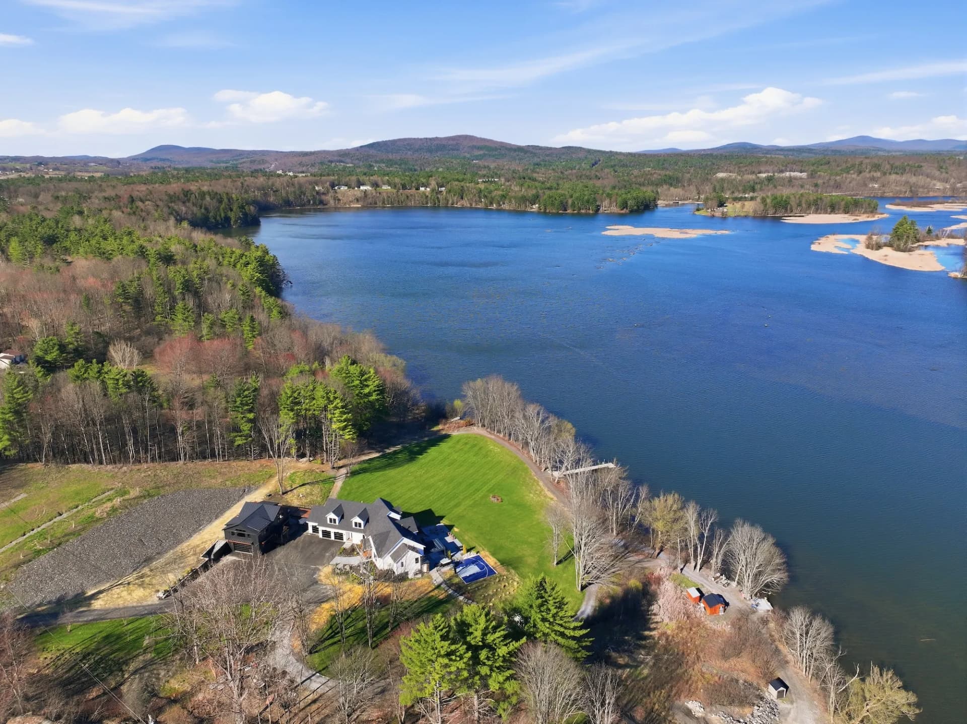 Vermont Lakefront Estate on Arrowhead Mountain Lake
