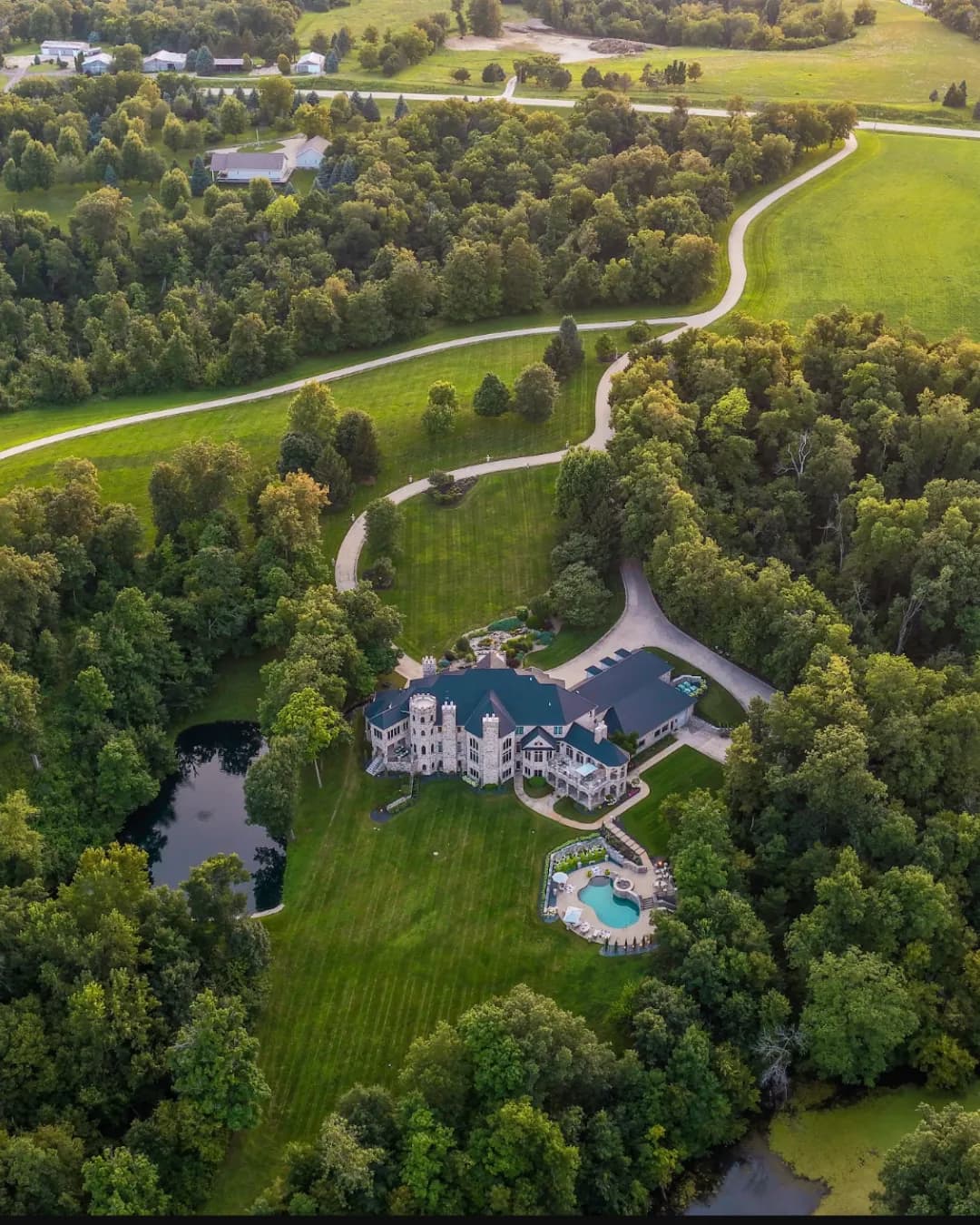 Castle Lake Manor — A Stone Castle on 75 Acres in Iowa