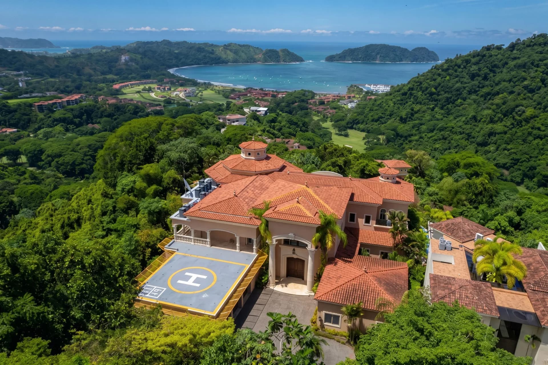 Casa Garmus: 10-Bedroom Hilltop Villa with Private Helipad